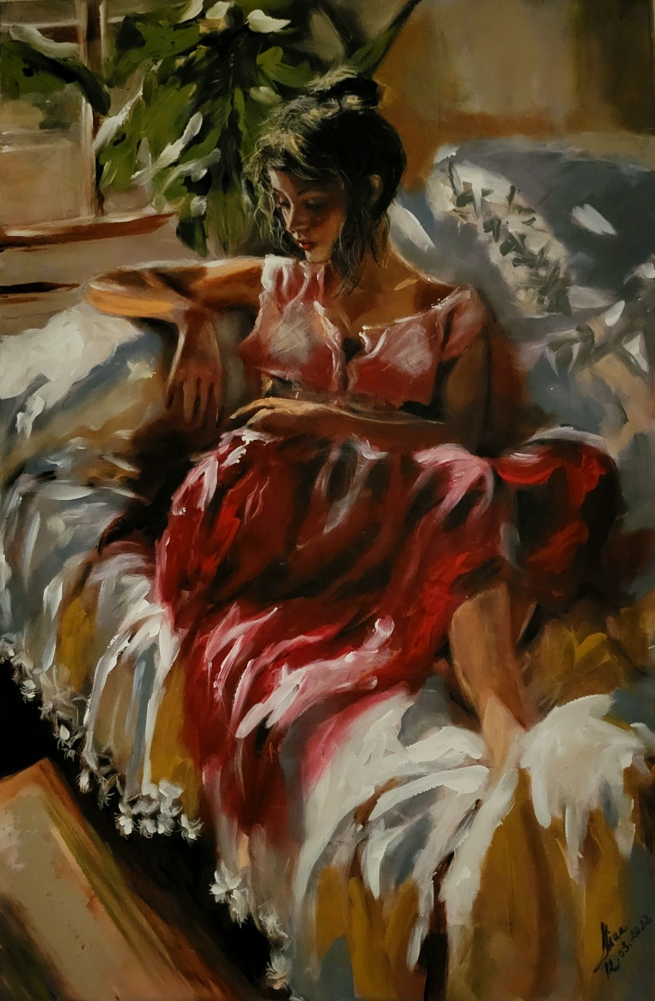 ArteDiAlina.com painting: The winds will bring you home